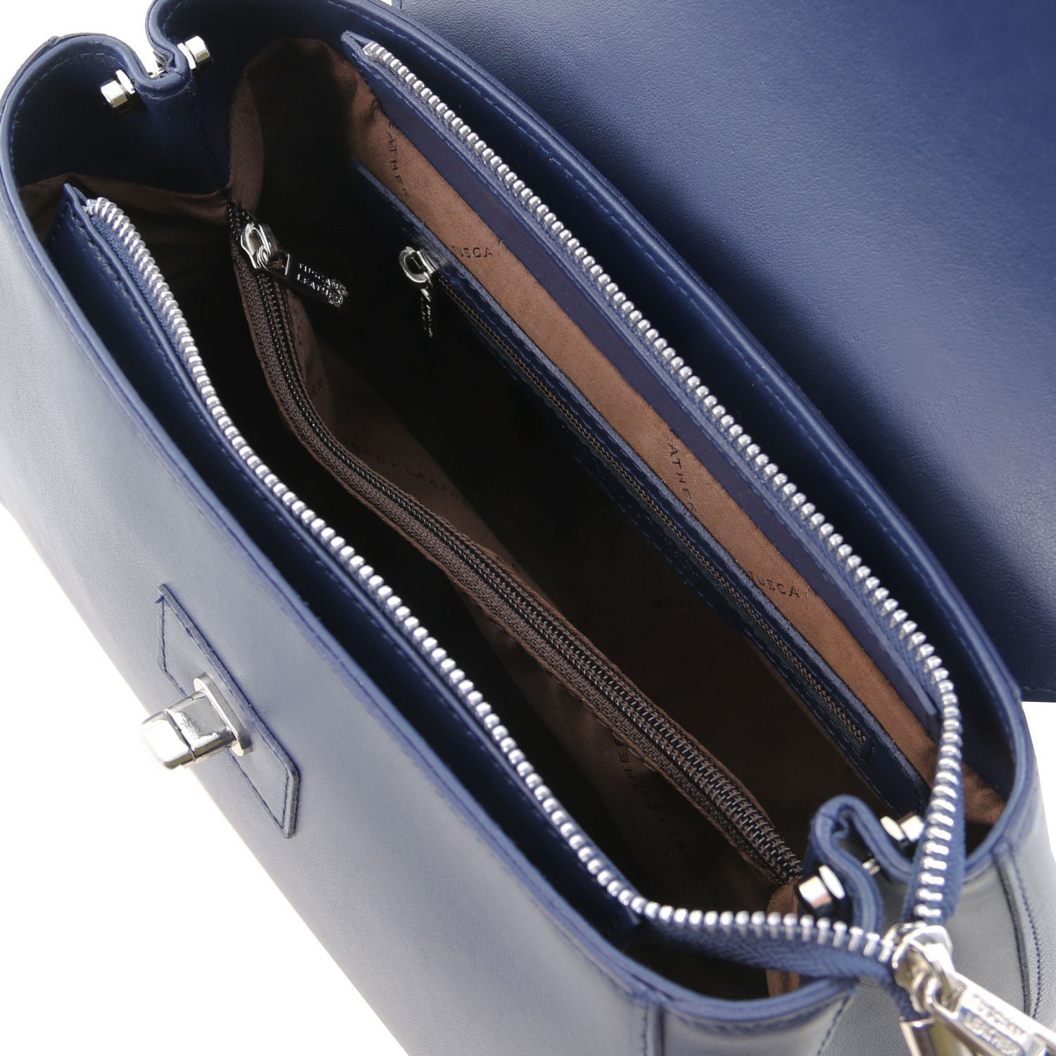 TL Bag Leather Duffel bag Dark Blue TL141824