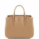 Camelia Leather Handbag Champagne TL141728