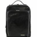 Bangkok Leather Laptop Backpack Black TL141289