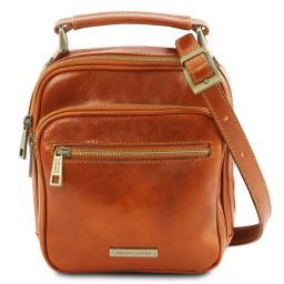 Paul Leather Crossbody Bag Honey TL141916