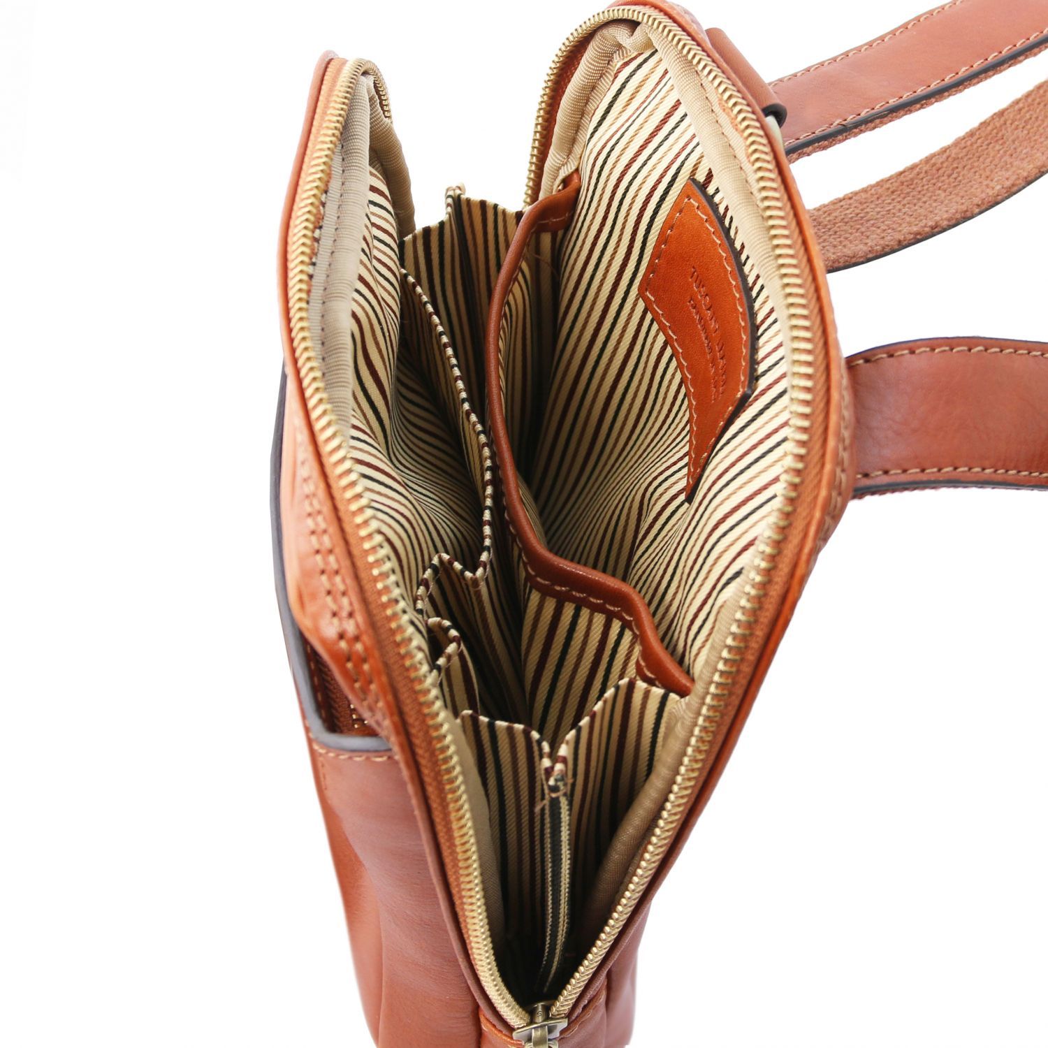 Mark Leather Crossbody Bag Honey TL141914