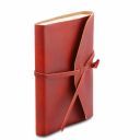 Leather Travel Diary Red TL141925