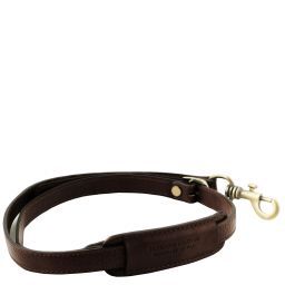Adjustable Briefcases Leather Shoulder Strap Dark Brown TL141931