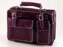 Tania Damenhandtasche aus Leder Purple TL6021