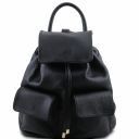 Sapporo Soft Leather Backpack for Women Black TL141421