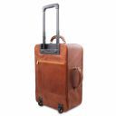 TL Voyager 2 Wheels Vertical Leather Trolley Honey TL141389