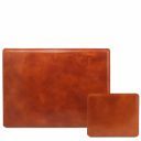 Office Set Leather Desk pad and Mouse pad Honey TL141980