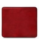 Office Set Sottomano da Scrivania e Tappetino per Mouse in Pelle Rosso TL141980
