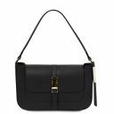 Noemi Leather Clutch Handbag Black TL141959
