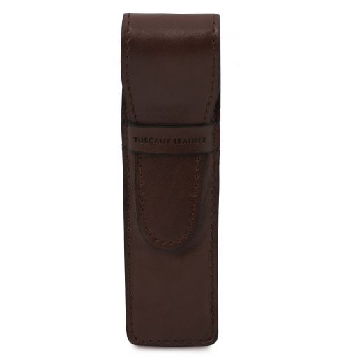 Exclusive Leather pen Holder Dark Brown TL141274