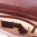 Amalfi Leather Briefcase 1 Compartment Red TL141351