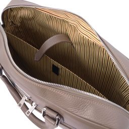 Treviso Leather Laptop Briefcase Темный серо-коричневый TL141986