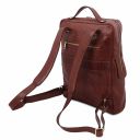 Bangkok Leather Laptop Backpack - Large Size Коричневый TL141987