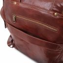 Bangkok Leather Laptop Backpack - Large Size Brown TL141987