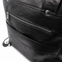 Bangkok Leather Laptop Backpack - Large Size Черный TL141987