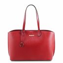 TL Bag Leather Shopping bag Lipstick Red TL141828