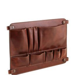 TL Smart Module Modulo Multifunzione in Pelle con Tasche Rosso TL141520