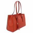 TL Bag Borsa a Spalla in Pelle Brandy TL142037