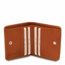 Exclusive Leather Wallet With Coin Pocket Мед TL142059