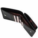 Exclusive Leather Wallet With Coin Pocket Black TL142059