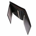 Elegante Cartera de Señor en Piel Negro TL142057
