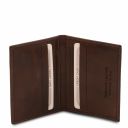 Exclusive Leather Card Holder Dark Brown TL142063