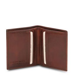 Exclusive 2 Fold Leather Wallet for men Коричневый TL142064