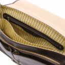 Mantova Leather Multi Compartment TL SMART Briefcase With Flap Темно-коричневый TL142068