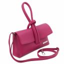 TL Bag Leather Clutch Fuchsia TL141990