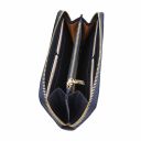 Venere Эксклюзивный кожаный бумажник для женщин Темно-синий TL142085