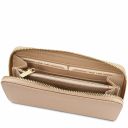 Venere Exclusive Leather Accordion Wallet With zip Closure Champagne TL142085