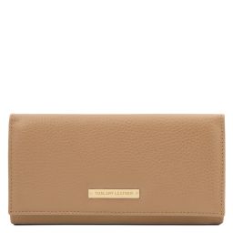 Nefti Exclusive soft leather wallet for women Champagne TL142053