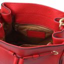 TL Bag Soft Leather Bucket bag Lipstick Red TL142134