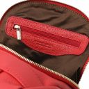 TL Bag Lederrucksack aus Weichem Leder Lipstick Rot TL142138