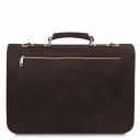 Ancona Leather Messenger bag Dark Brown TL142073