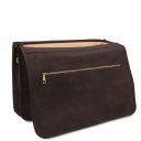 Ancona Кожаная сумка-мессенджер Темно-коричневый TL142073