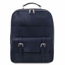 Nagoya Leather Laptop Backpack Dark Blue TL142137
