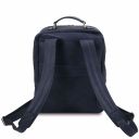 Nagoya Кожаный рюкзак для ноутбука с отделением впереди Темно-синий TL142137