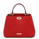 TL Bag Soft Quilted Leather Handbag Lipstick Red TL142132