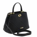 TL Bag Soft Quilted Leather Handbag Black TL142132