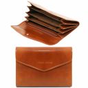 Exclusive Leather Accordion Wallet for Women Honey TL140786