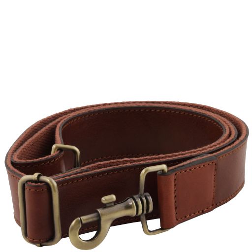 Adjustable Briefcases Leather Shoulder Strap Brown TL141854