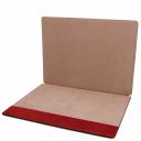 Leather Desk pad With Inner Compartment Red TL142054