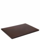 Leather Desk pad With Inner Compartment Dark Brown TL142054