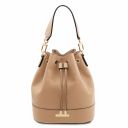 TL Bag Leather Bucket bag Champagne TL142146