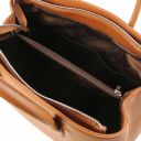 Procida Leather Handbag and 3 Fold Leather Wallet With Coin Pocket Коньяк TL142151