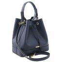 Minerva Leather Bucket bag Dark Blue TL142145