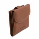 Pantelleria Shopping Tasche aus Leder und Brieftasche aus Leder mit 3 Scheinfächern und Münzfach Cognac TL142157
