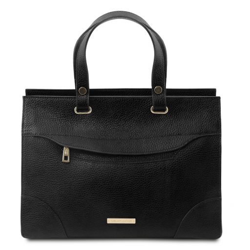 TL Bag Handtasche aus Leder Schwarz TL142079
