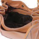 Cinzia Shopping Tasche aus Weichem Leder Cognac TL142144